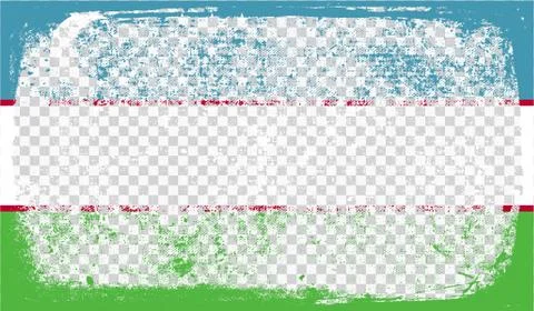 Grounge-styled flag, vector illustration Stock Illustration