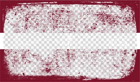 Grounge-styled flag, vector illustration Stock Illustration