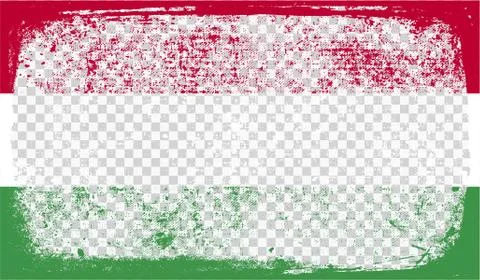 Grounge-styled flag, vector illustration Stock Illustration