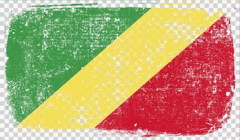 Grounge-styled flag, vector illustration Stock Illustration