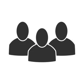 Group of 3 peoples Stock Illustration