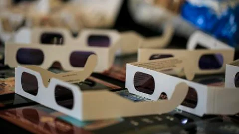 Group of 3d glasses Stock Photos