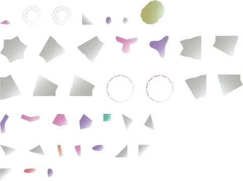 Group Of Abstract Inspired Vector Multi Unique Minimal Abstract Texture Bun.. Stockillustratie