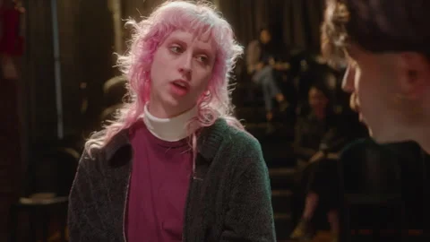 Group of Actors Practicing on Stage before Performance in Theater Stock Footage 247785903