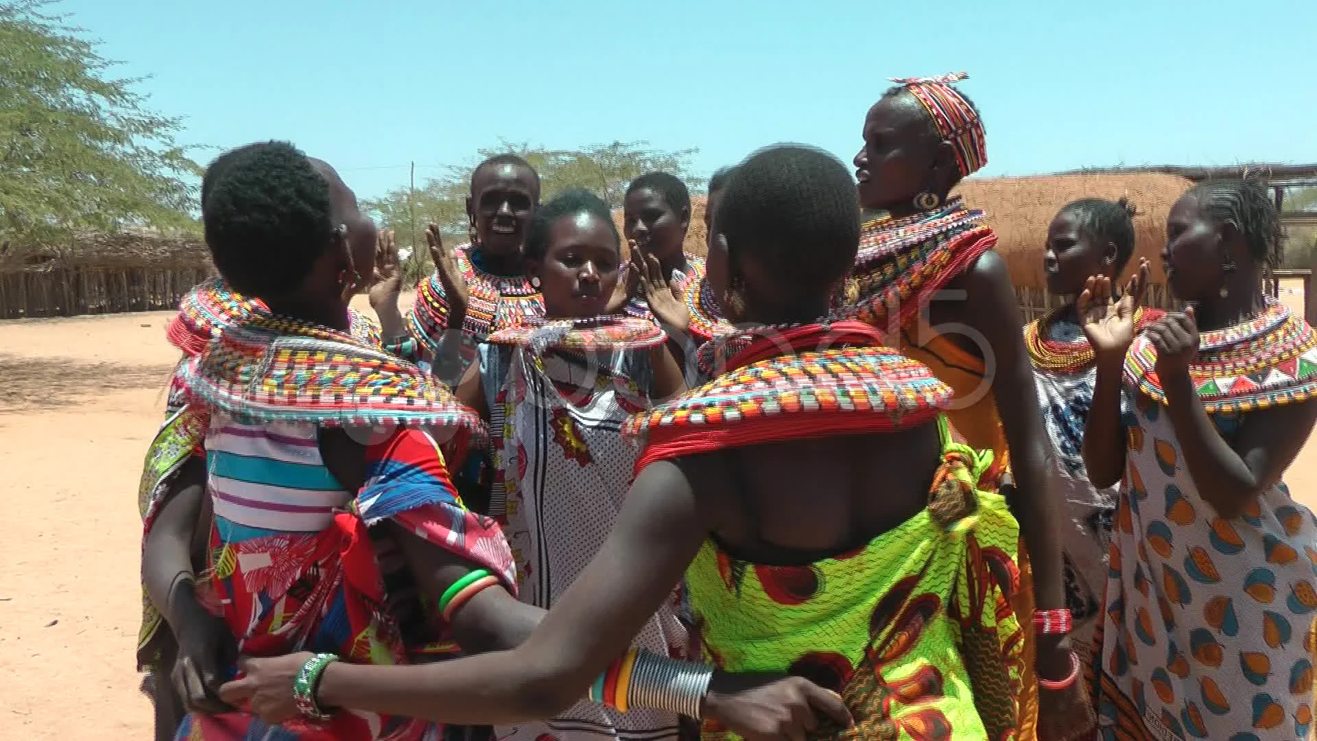 group of african people