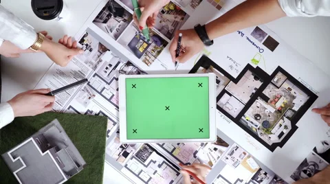 Group of Architects Planning 4k Stock Footage 68895277