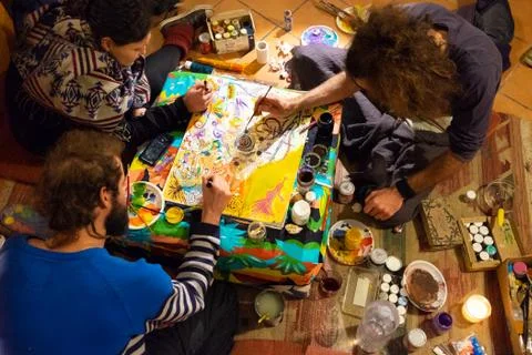 Group of Artists Stock Photos