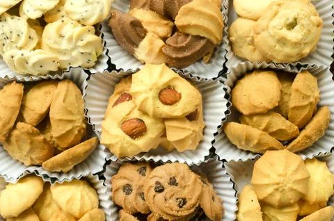 Group of assorted cookies Stock-Fotos