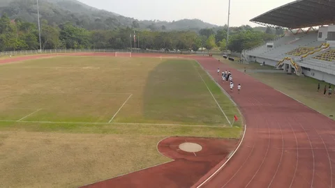 Group of athlete student training Video stock 88348882