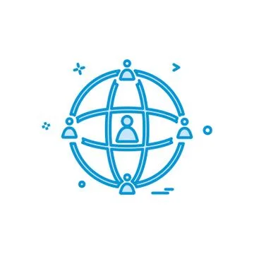 Group avatar icon design vector Stock Illustration