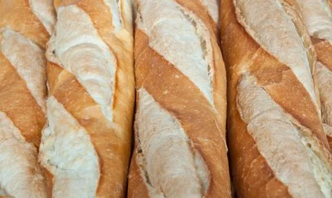 Group of baguette Stock Photos
