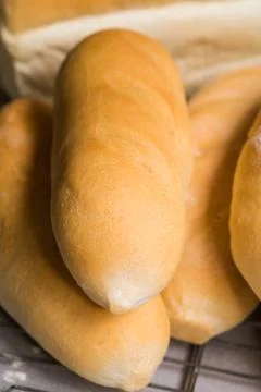 Group of baguettes Stock Photos