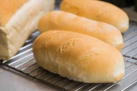Group of baguettes Stock Photos
