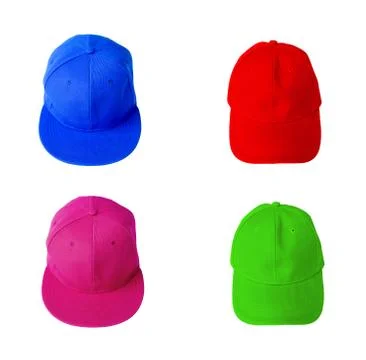 Group of baseball cap  Stock Photos