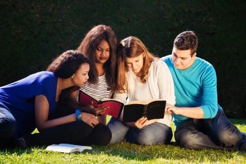 Group bible study Stock Photos
