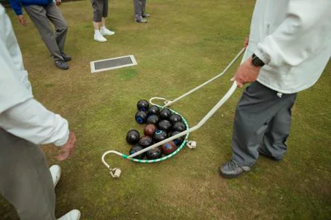 Group of Bocce Balls Stock Photos