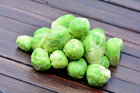 Group of brussels sprouts Stock-Fotos
