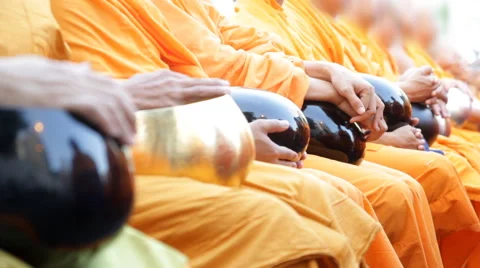 Group of Buddhist monks Video stock 60585073