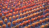 Group Of Buddhist Monks Stock Footage