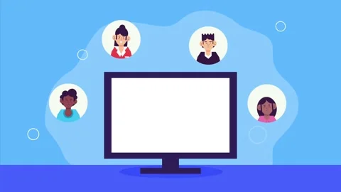 Group of business persons in desktop Stock Footage 198017635