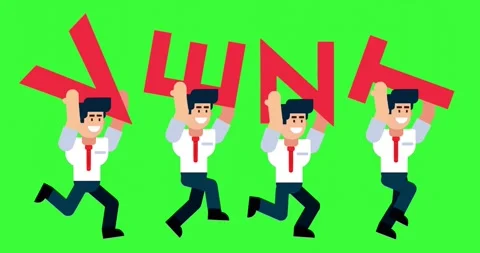 Group of Businessmen Running Forward While Holding VENT Letters Vídeos de archivo 313164625