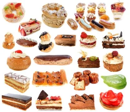 Group of cakes Stock Photos