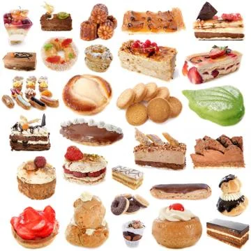 Group of cakes Stock Photos