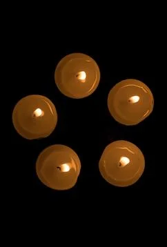 Group of candles. Stock Photos