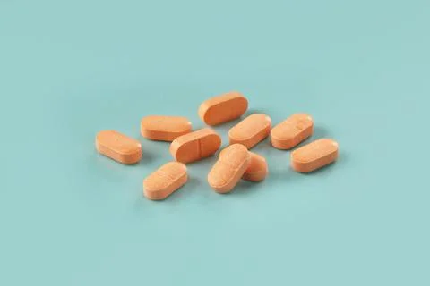 A group caplets Stock Photos