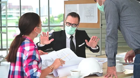 Group of Caucasian engineer teamwork meeting for a planning project. Stock-Footage 142560171