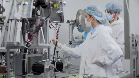 Group of caucasian worker man and woman in ppe suit walking to discussion o.. Stock Footage 246118747