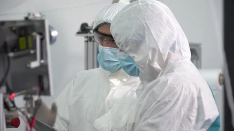 Group of caucasian worker man in ppe suit discussion or talking to inspecti.. Stock Footage 246120347