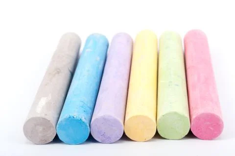 Group of chalks Stock Photos