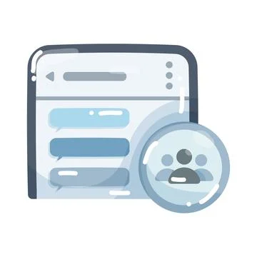 Group chat Stock Illustration