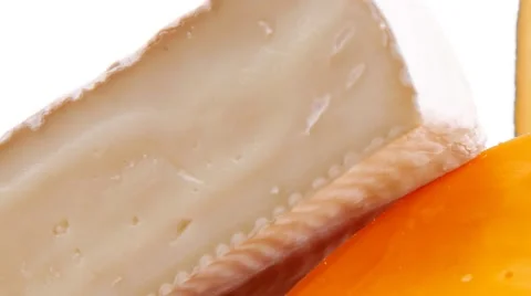 Group of cheeses on wood Vídeos de archivo 50973326