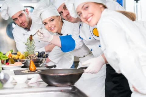 Group of chefs Stock Photos