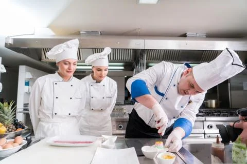 Group of chefs Stock Photos