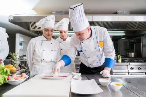 Group of chefs Stock Photos