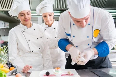Group of chefs Stock Photos