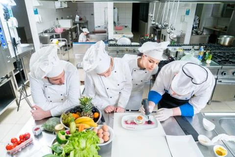 Group of chefs Stock Photos