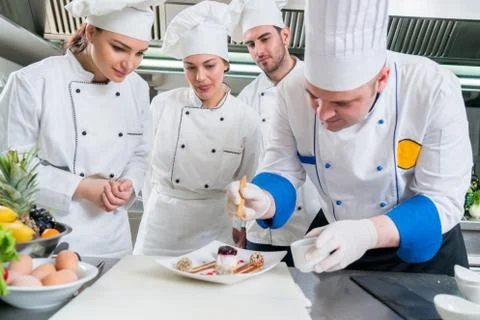 Group of chefs Stock Photos