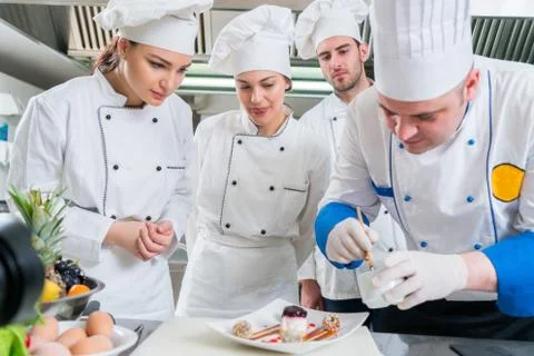 Group of chefs Stock Photos