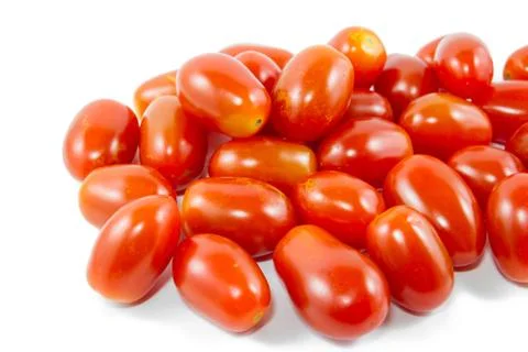 Group of cherry tomatoes Foto stock