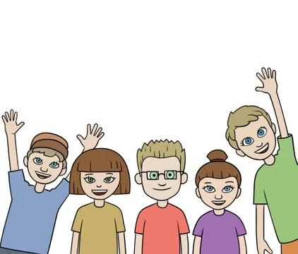 Group of children 스톡 일러스트