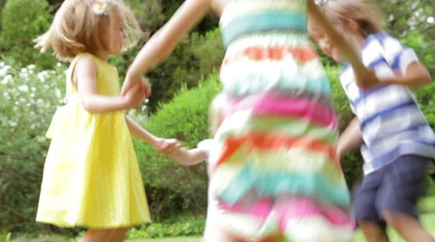 happy kids playing rock-paper-scissors g... | Stock Video | Pond5