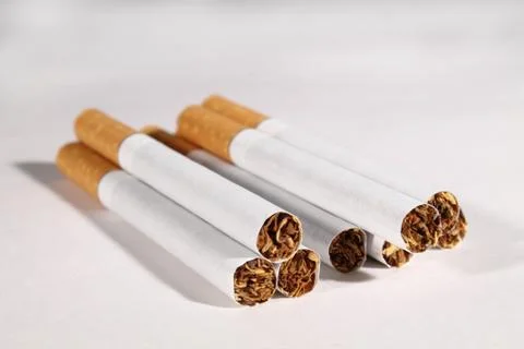 Group of cigarettes Stock Photos