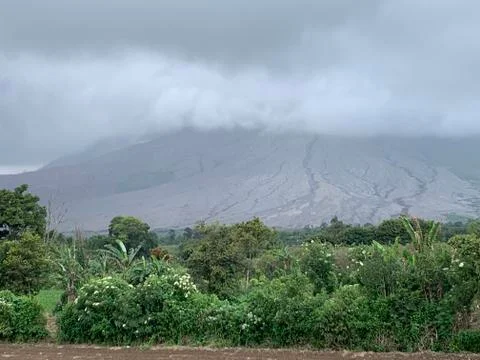 A group of clouds in the background Stock Photos
