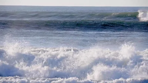 A group of clouds in the sky over a body of water 動画素材 156025101