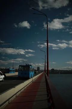 A group of clouds in the sky Foto stock