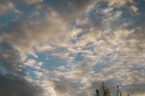 A group of clouds in the sky Stock Photos
